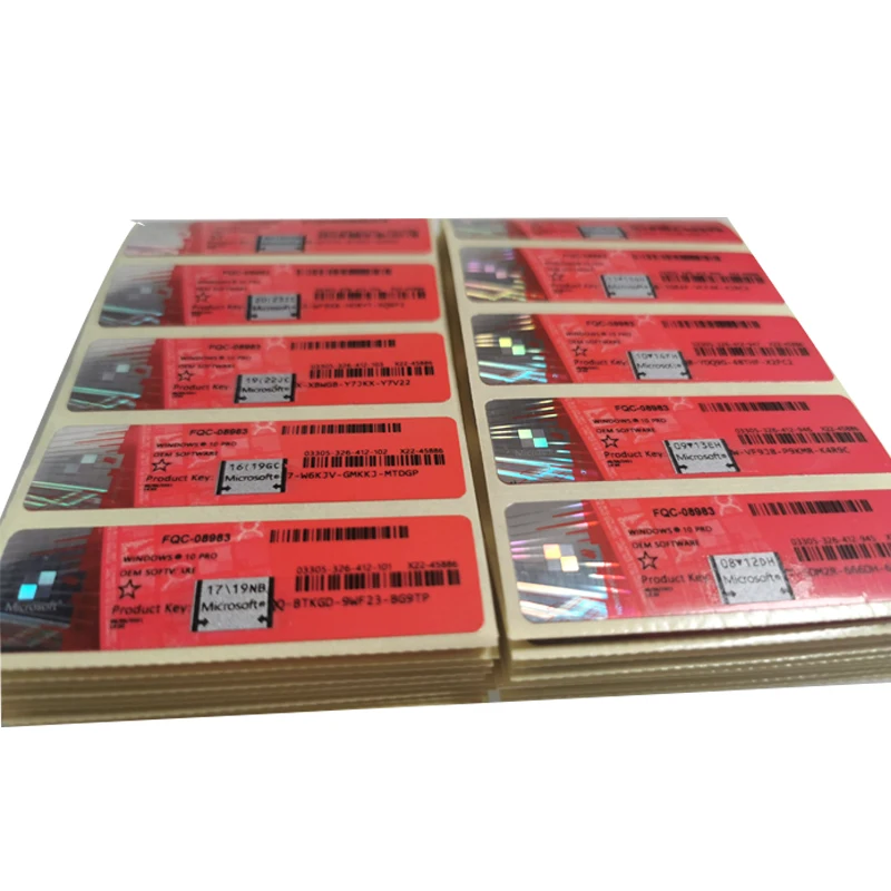 Win 10 pro/ home красная наклейка или цифровая продажа со скидкой MS software win Pro key OEM подлинный ключ