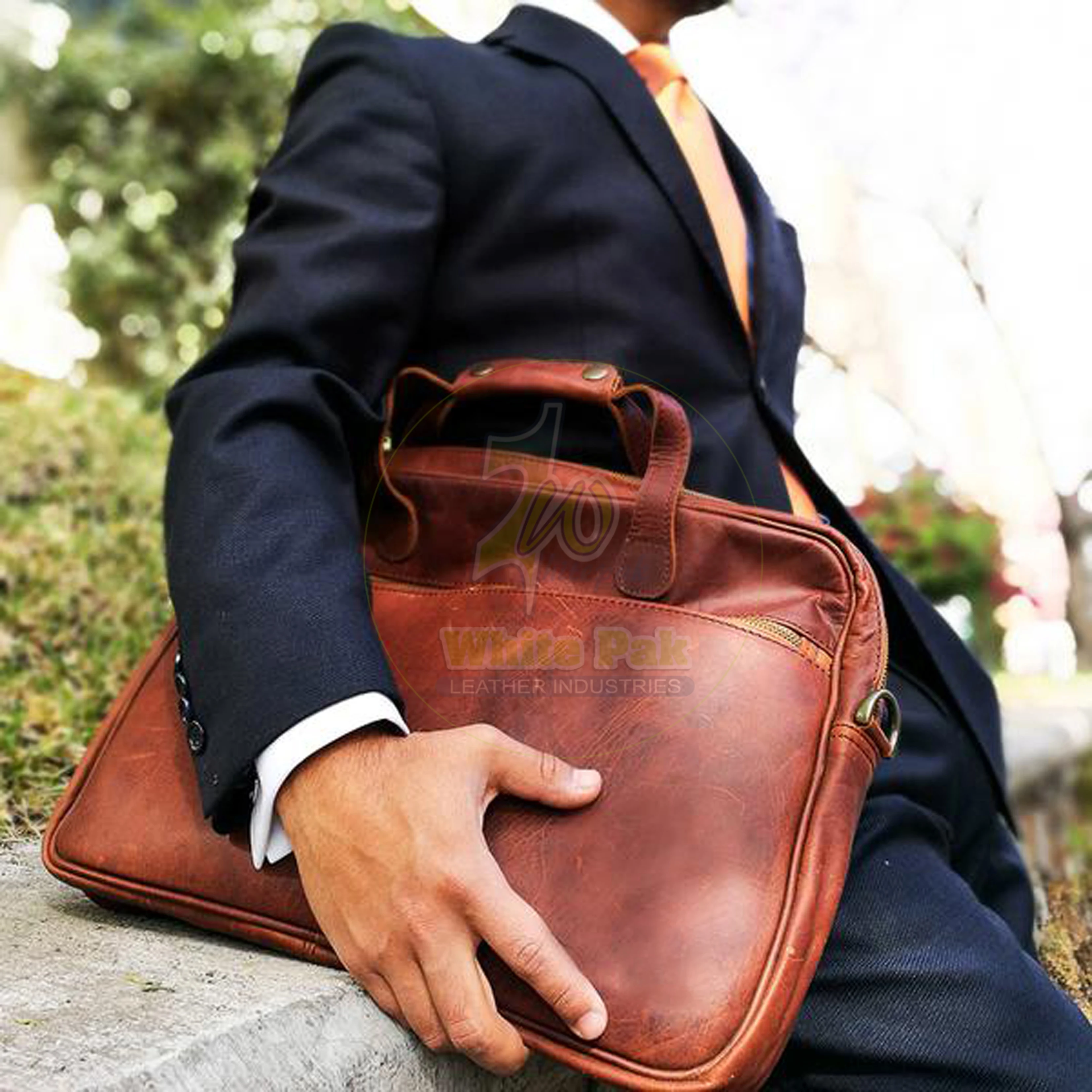 High Quality sac pour ordinateur portable pour femme en cuir Leather Laptop Bagfudeam bolsa de cosmeticos portatil de cuero para