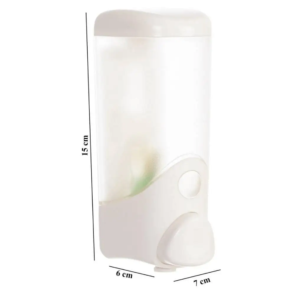 Latest Wall Mounted Liquid Soap Dispenser Plastic Material Manual Hand Touch Soap Dispenser