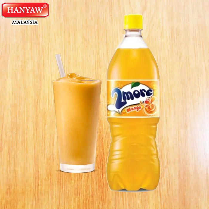 [Малайзия] Быстрая доставка + Сертифицированный Халяль 2 других газированных напитка с газированной содой манго (1250 мл x 12 бутылок/картонная коробка)