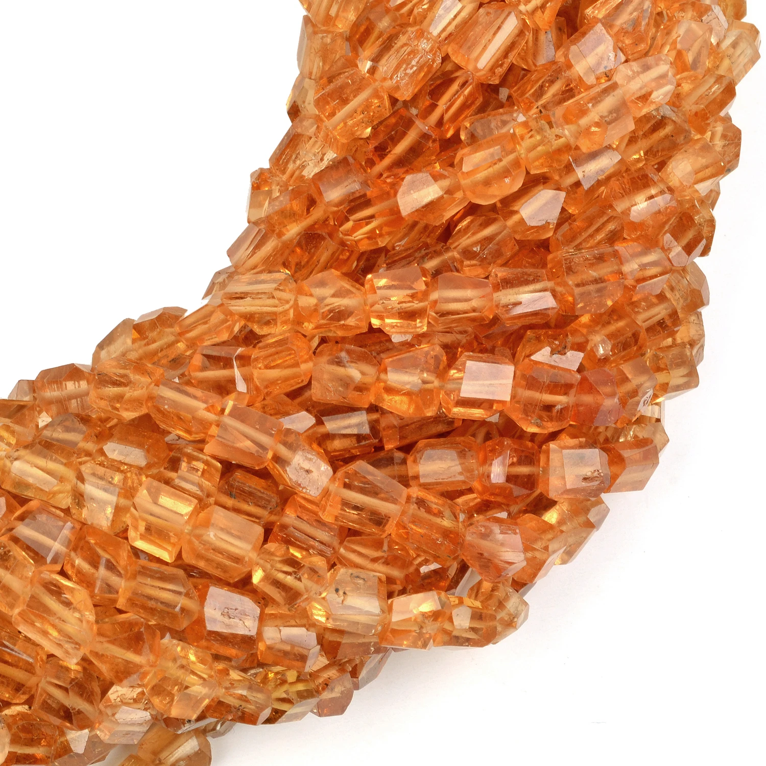 Натуральный драгоценный камень Императорский топаз граненые бусины в форме Nuggets Императорский Топаз Драгоценные Камни бусины для изготовления ювелирных изделий граненые драгоценные камни