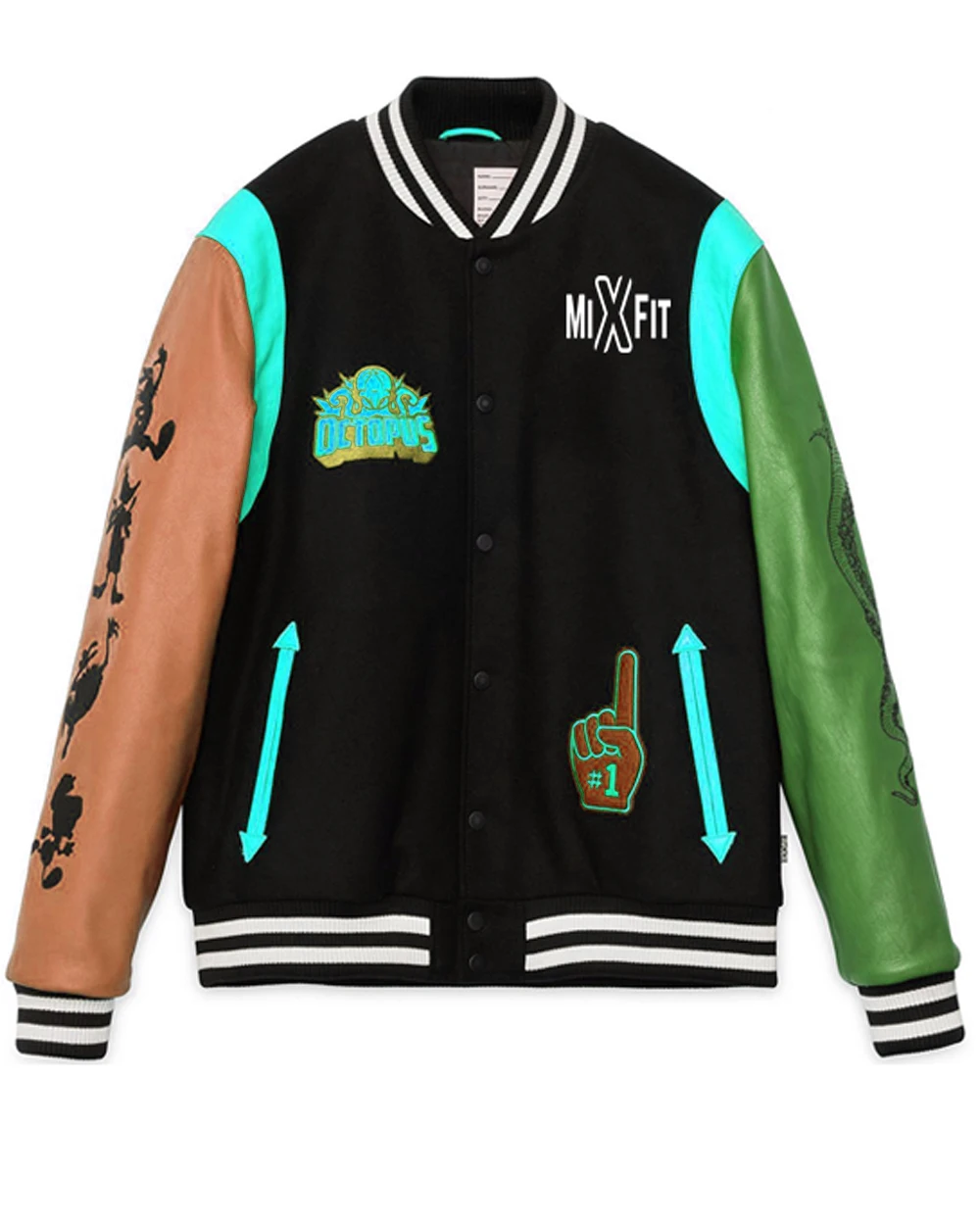 Оригинальный изготовленный на заказ кожаный рукав синель вышивка колледж vitage letterman КУРТКА для женщин