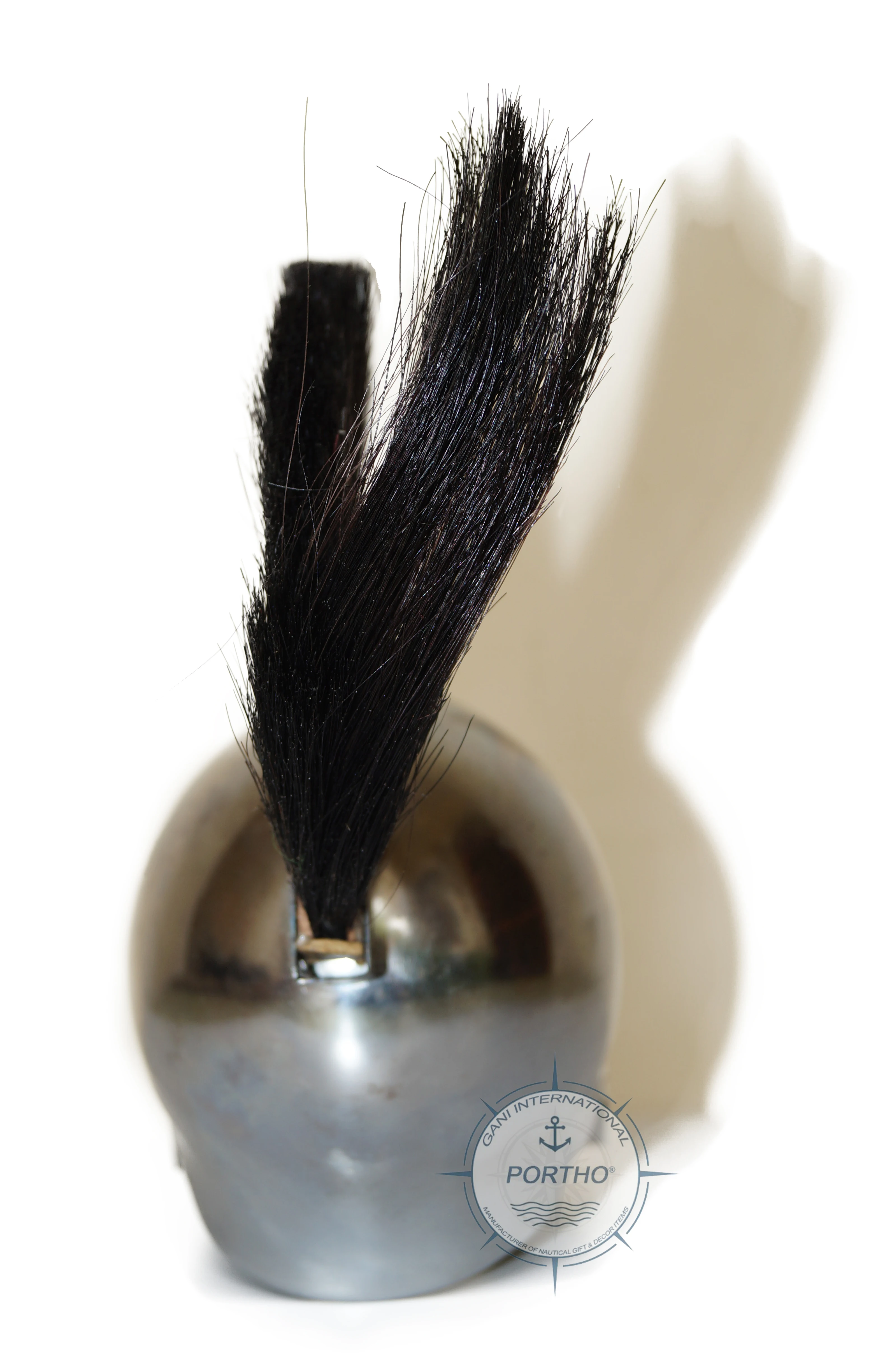 Medieval Armor Mini Greek Spartan 300 Helmet Black Plume Home & Office Decor