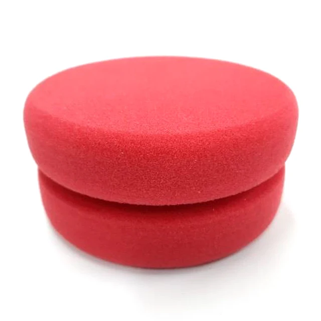 Korean Wax Applicator Black Red with Crave PU SPONGE HIGH DENSITY Detailing Goods Car Cleaning Product