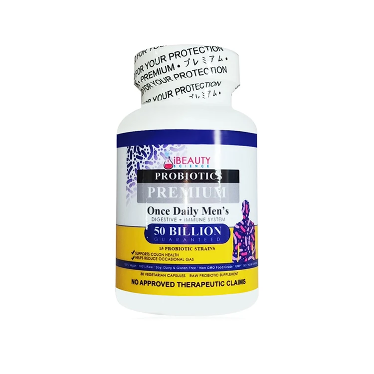 Bulk Selling Herbal Supplement Probiotics for Men to Improove Digestive System and Immune System