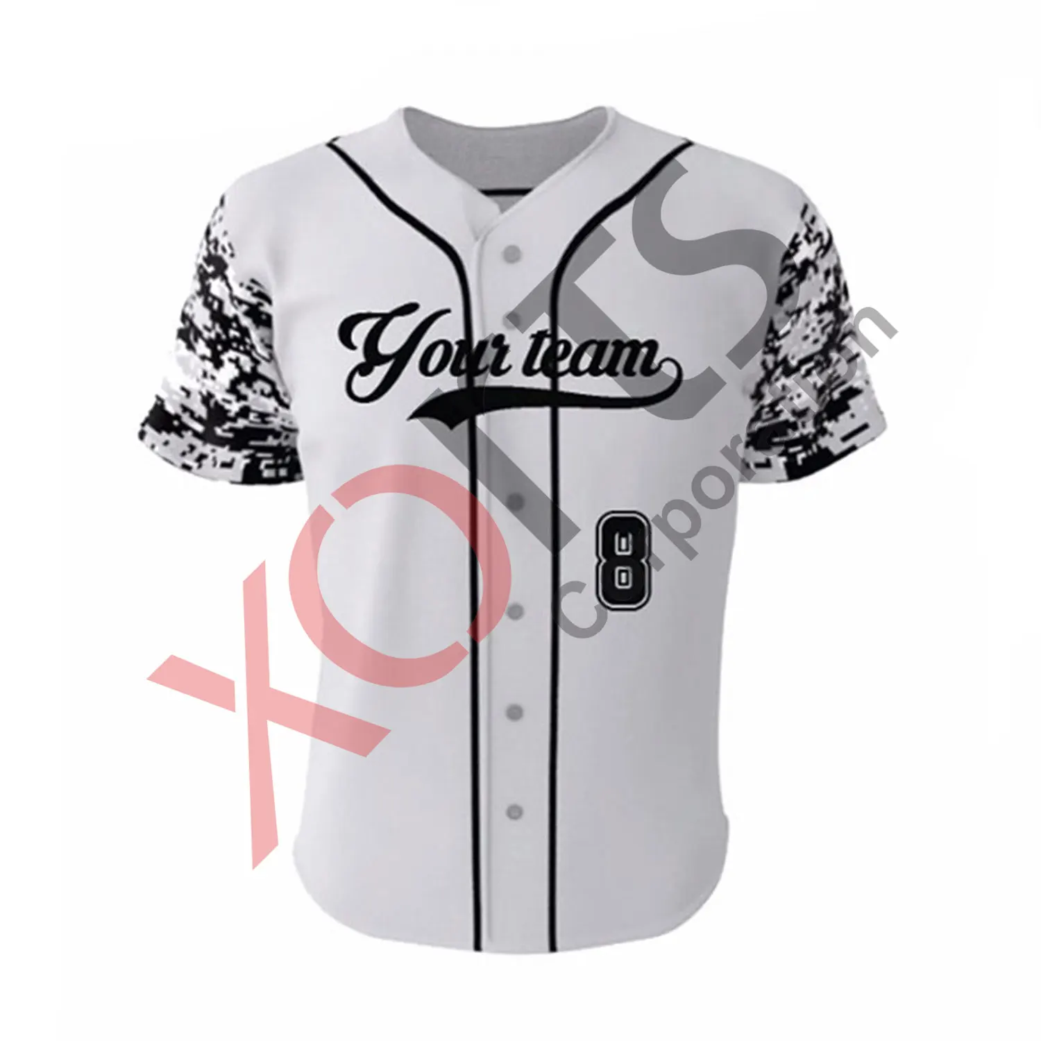 Youth Baseball Uniform Jersey Navy Blue Color Custom Sublimation Printing Name Number Logo