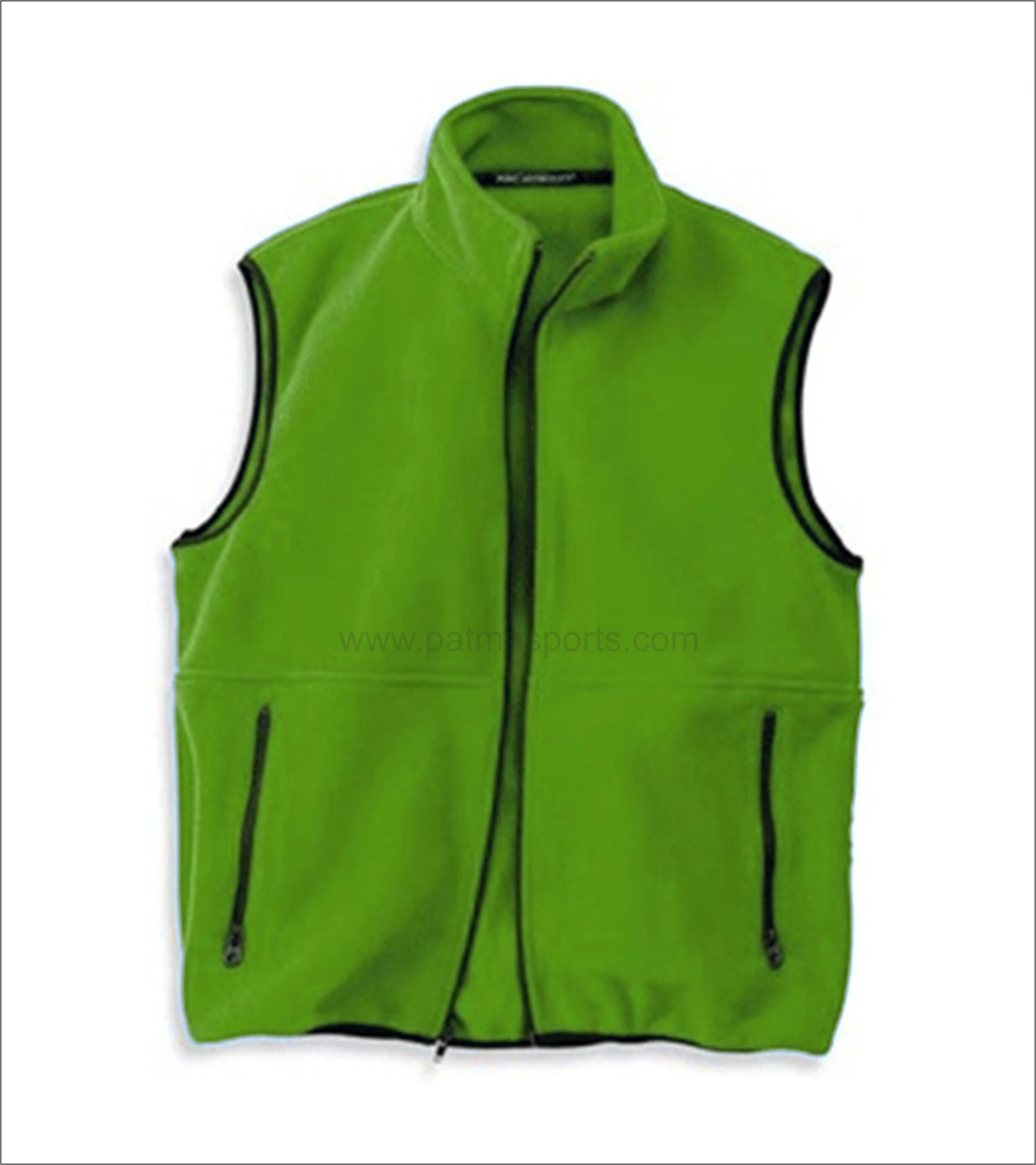 Best Selling OEM Wholesale Custom Contrast Color Men Winter Sherpa/Flannel/Polar Fleece Jacket Vest Trending New Design