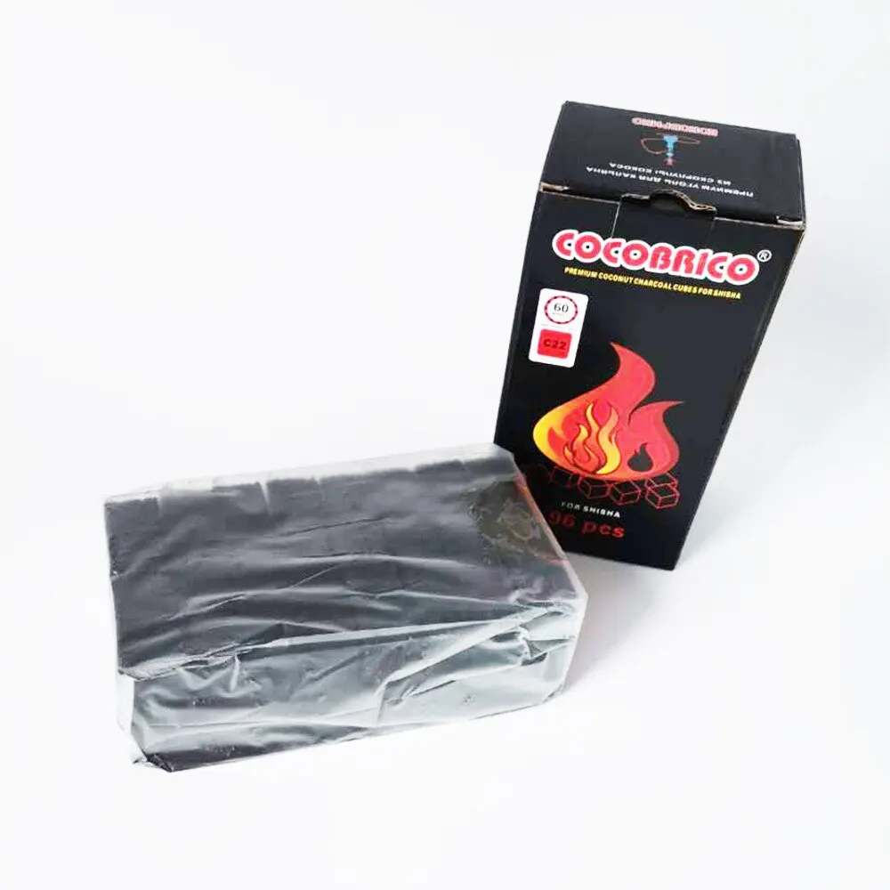 White Ash 100% Pure Natural Coconut Shell Indonesia hookah Charcoal / shisha charcoal