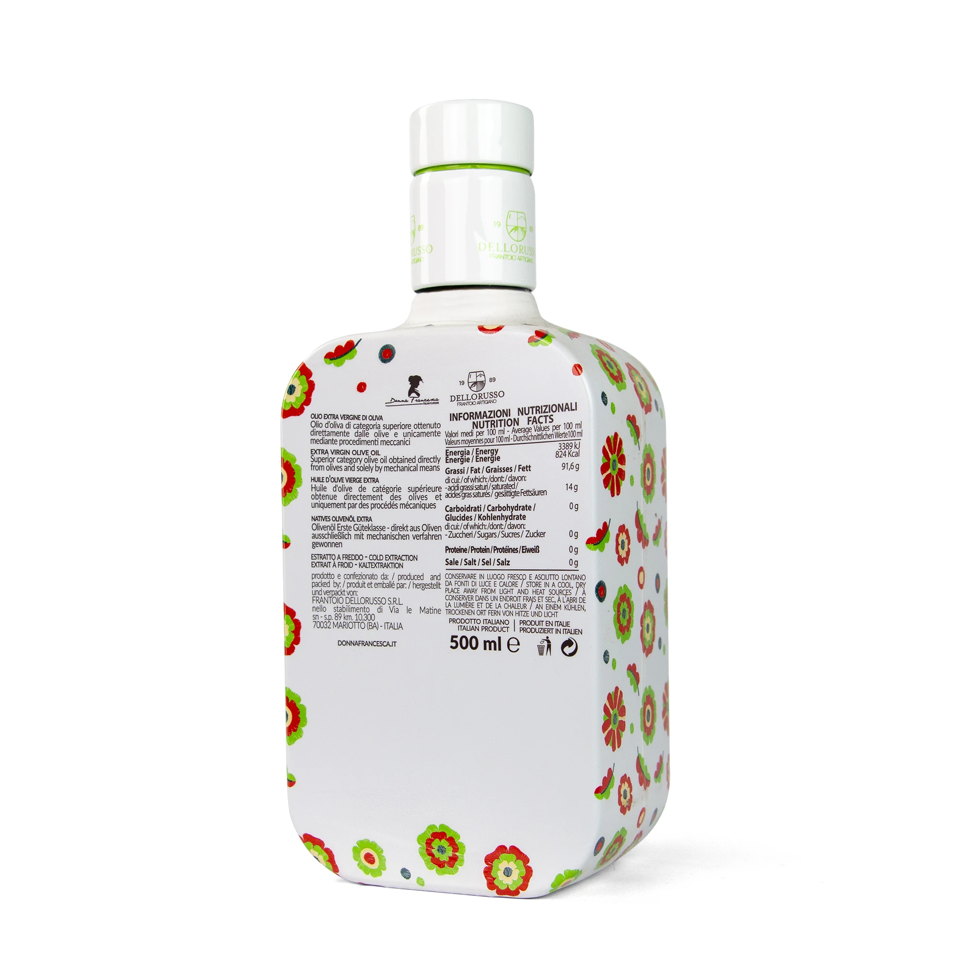 Итальянское Экстра натуральное оливковое масло красное цветение слегка фруктовое