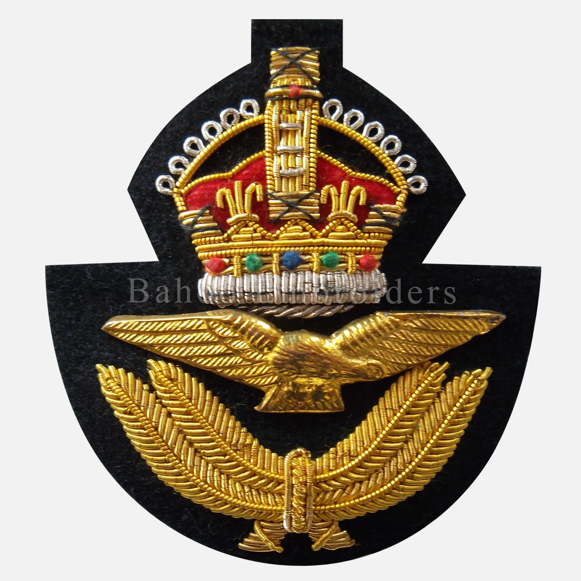 Значок военно-воздушных сил с ручной вышивкой