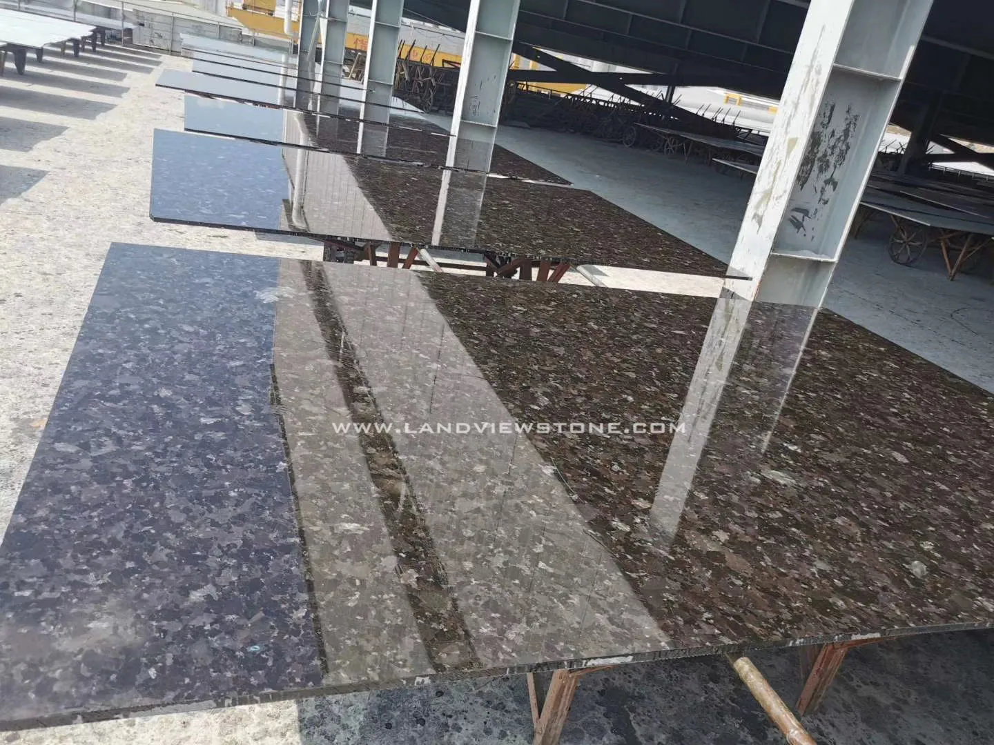  Гранитные плиты синий Bahia Spectrolite Ангорский коричневый гранит Cohiba камень для стен украшение пола