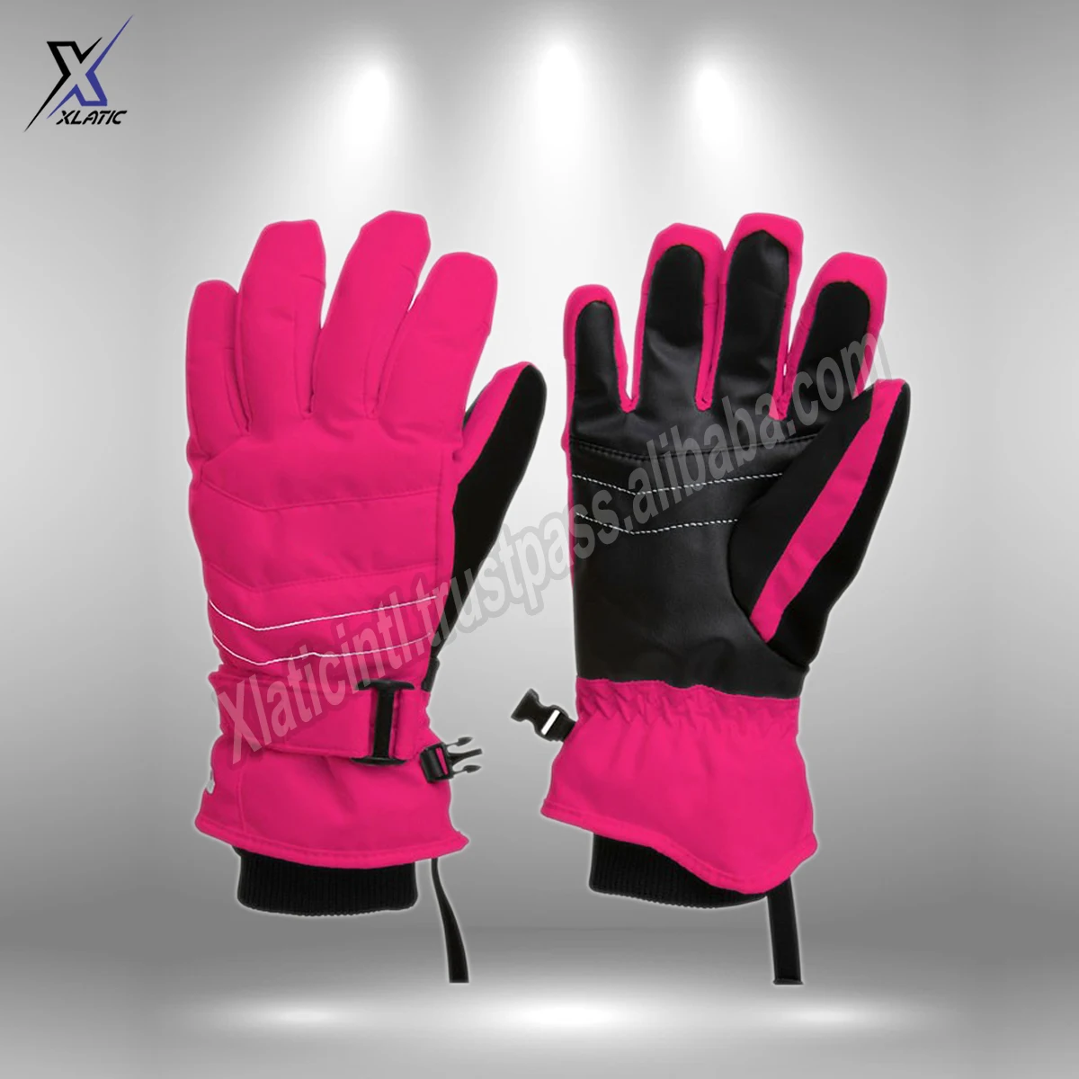 women bicycle Touch Screen fashionable Thinsulate  inside operated heated gloves for Motorcycle Hunting Skiing snow boarding