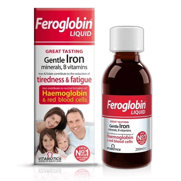 
Vitabiotics Feroglobin Liquid 200 Ml - Vitabiotics Feroglobin B12 Liquid Iron Zinc B Complex Swiss Alpine 200ml 
