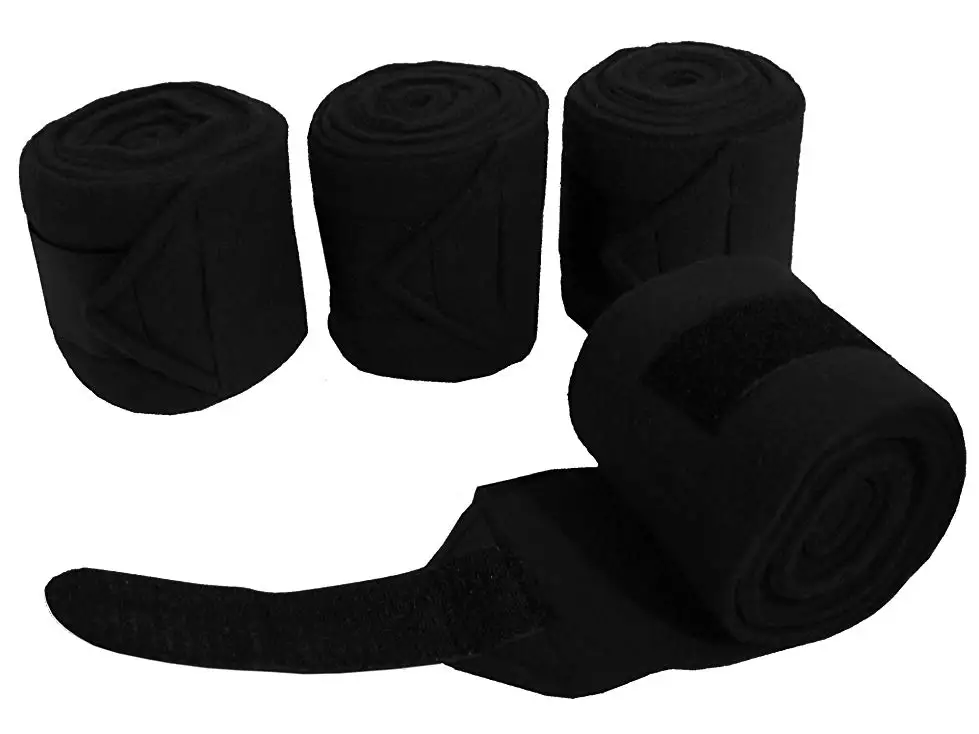  Top Quality Horse Size Fleece Polo Wraps Leg Bandages By Lazib