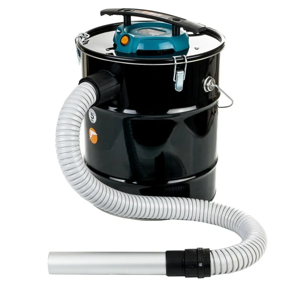 
Пылесос для уборки золы 500W Вт 22 Л для очистки каминов, барбекю и промышленного использования 