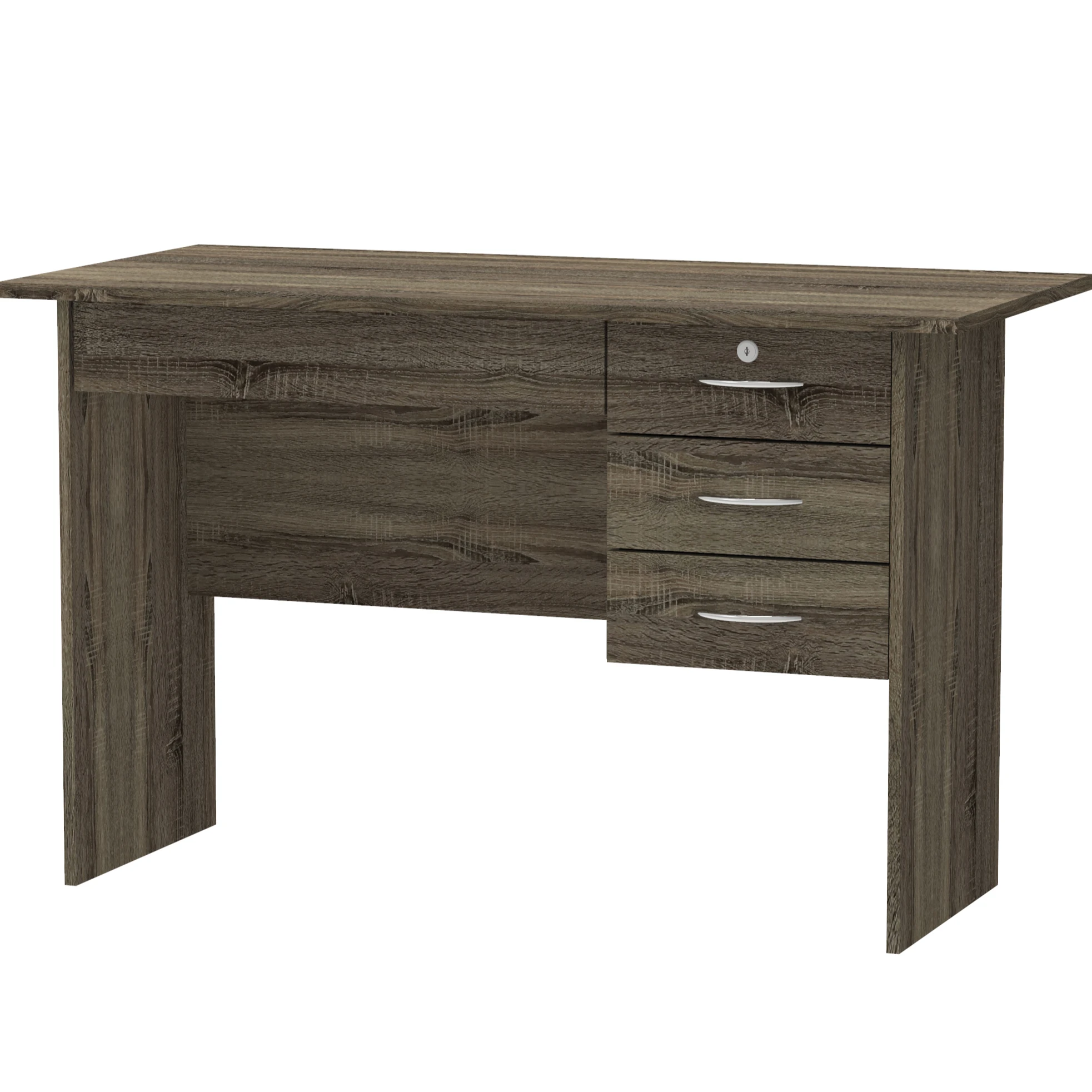 Стол офисный компьютерный стол для учебы с 3 ящиками дизайнерский современный простой сделано в Малайзии 1302