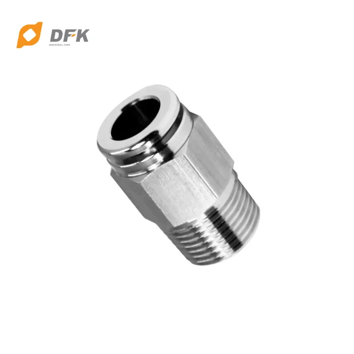 Нажимные пневматические фитинги из нержавеющей стали штекерные разъемы