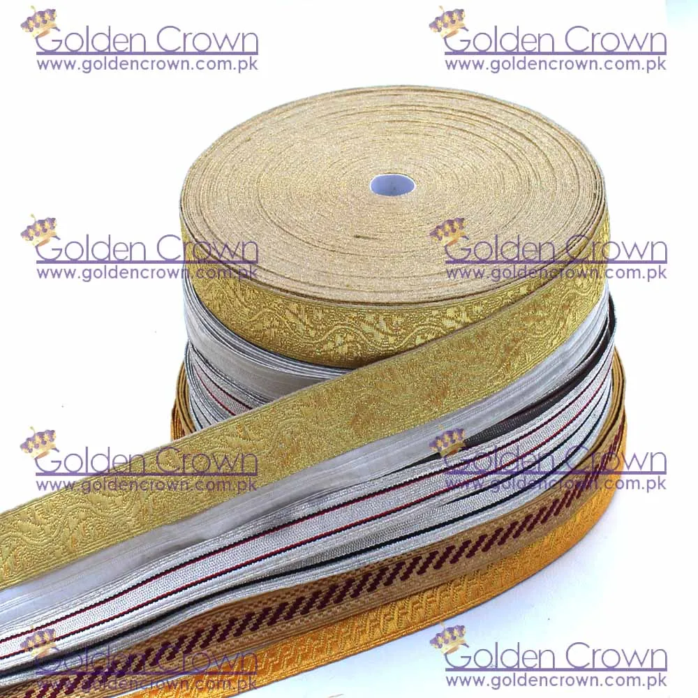 Wholesale Uniform Mylar Braid Trimming | Custom Gold lace bullion wire French braid Supplier