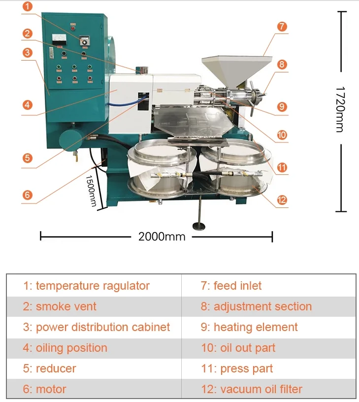 Automatic peanut machine to make edible oil/peanut oil press machine/coconut oil extraction machine