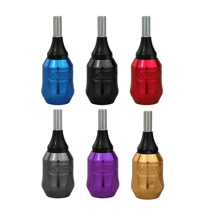 Hot sale Aluminum  32mm tattoo grip tube high quality adjustable tattoo cartridge needle grip with needle bar