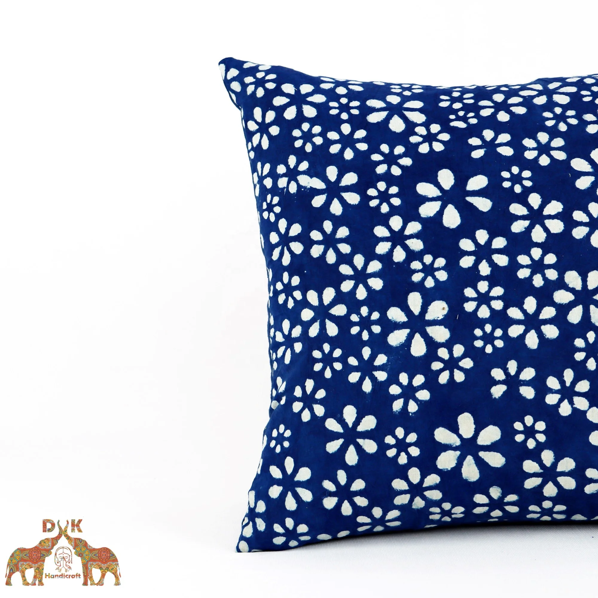 Indigo Dabu Cotton cushion cover wholesale decorative pillowcase sofa cushion covers home decor