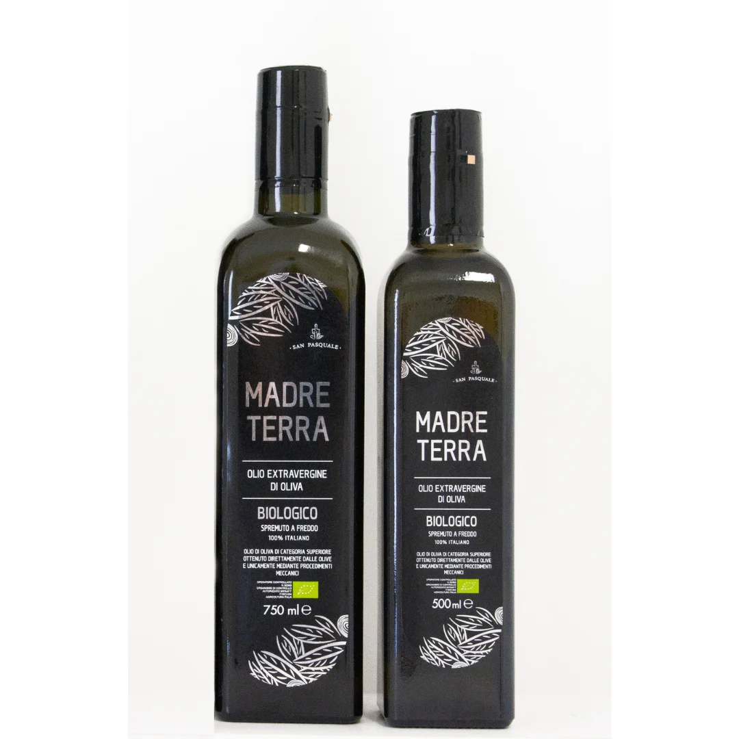 High Quality Italian Bio Organic Extra Virgin Olive Oil 500ml Bottle Madre Terra for cooking &