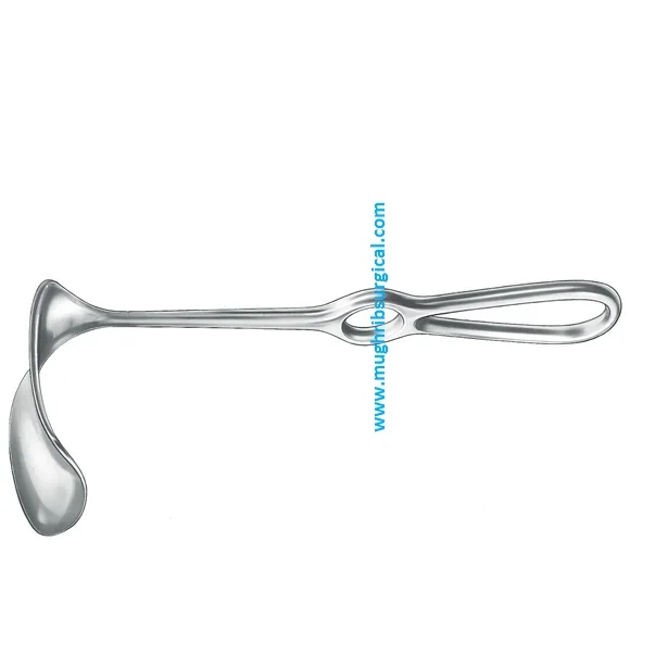 Ретрактор с кольцевой ручкой Размер лезвия 80x65 мм 25 см