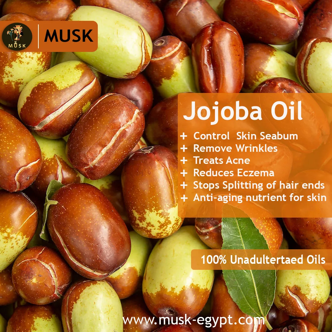 Jojoba Oil I Cosmetic Grade for Hair Care I 100% Pure Oil I Wholesale & Private Label customized packaging 10,15,30 ml.
