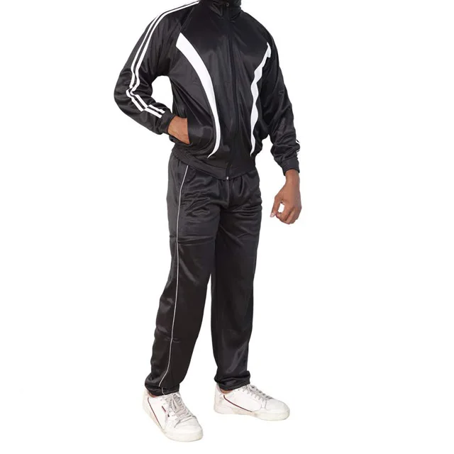 Wholesale Custom Sports tracksuit set Outdoors Pus Size Training Jogging Running Oversized PU Track Suit for men