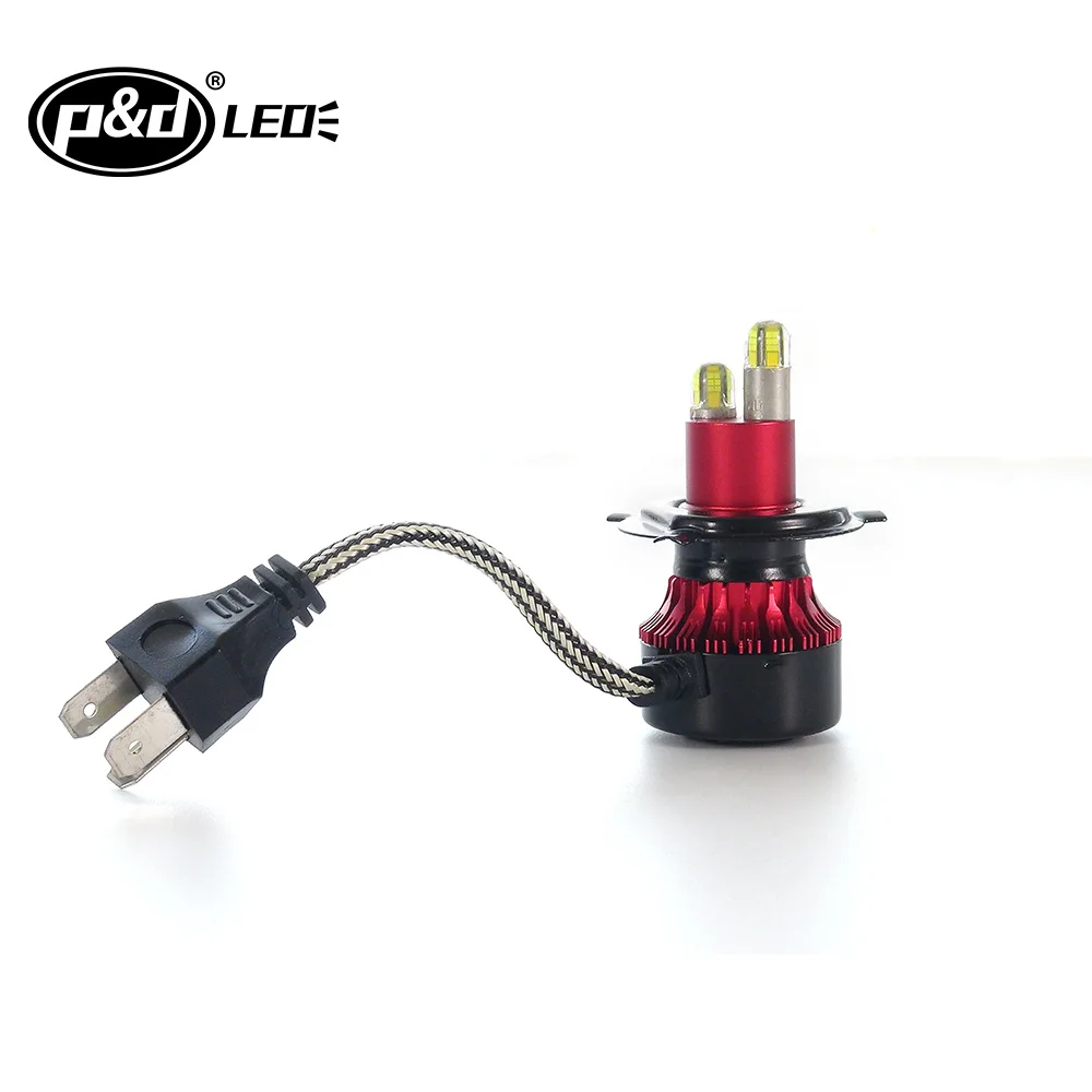 P&D Factory supplier led 360 headlight f9b 4 side h4 chip car led headlight