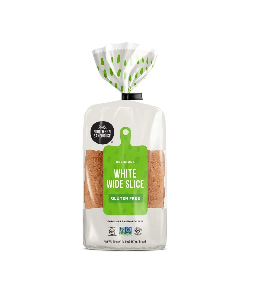 WIDE SLICED GLUTEN FREE WHITE BREAD 8-20 OUNCE Manufactured in Canada