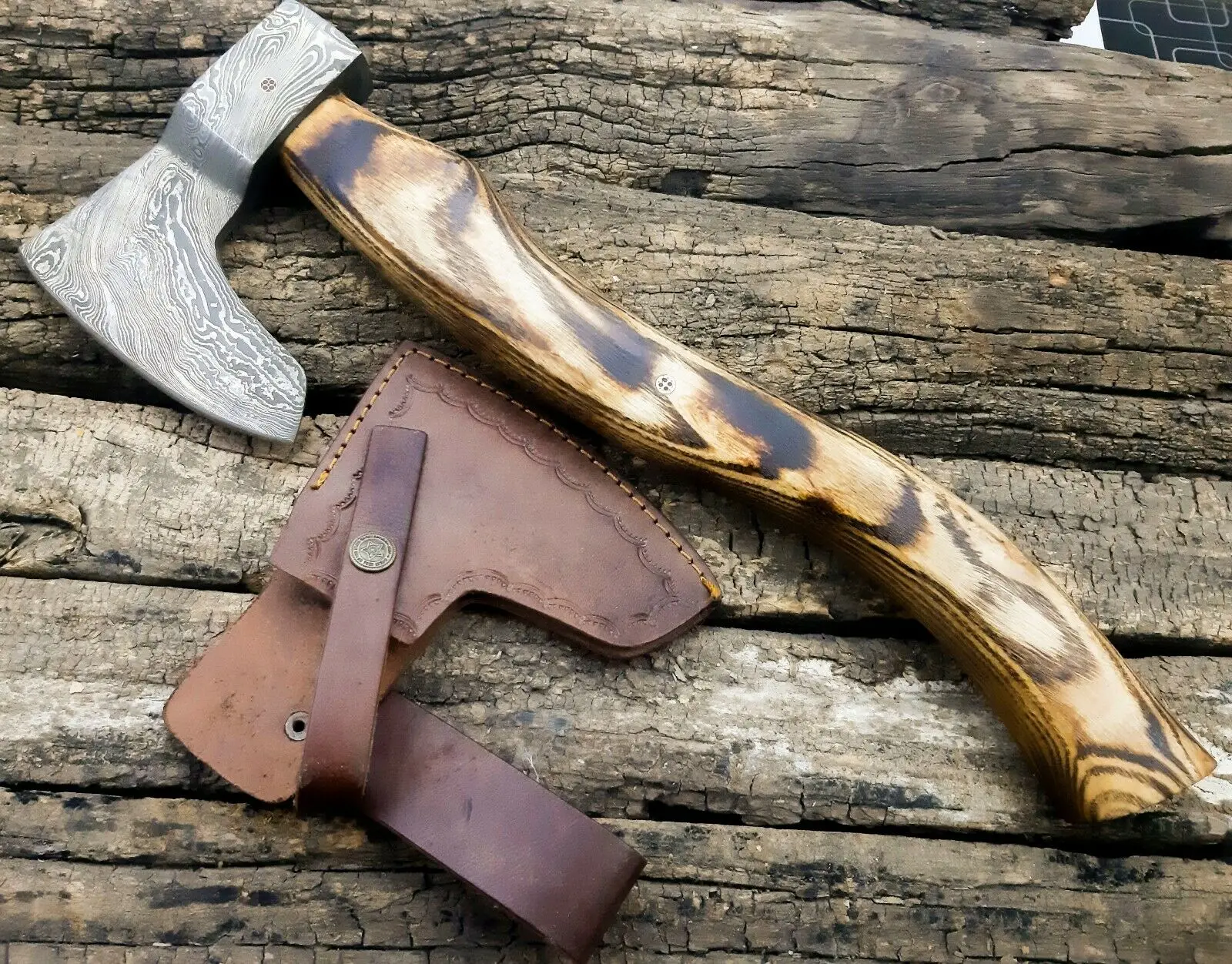 Красивый Топор Ручной работы из дамасской стали/топор Томагавк топор «ручка из ясеня-35