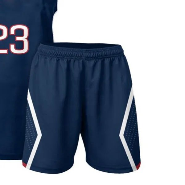 
Simple Basketball uniform With Customized Logo and Printing For Adults 