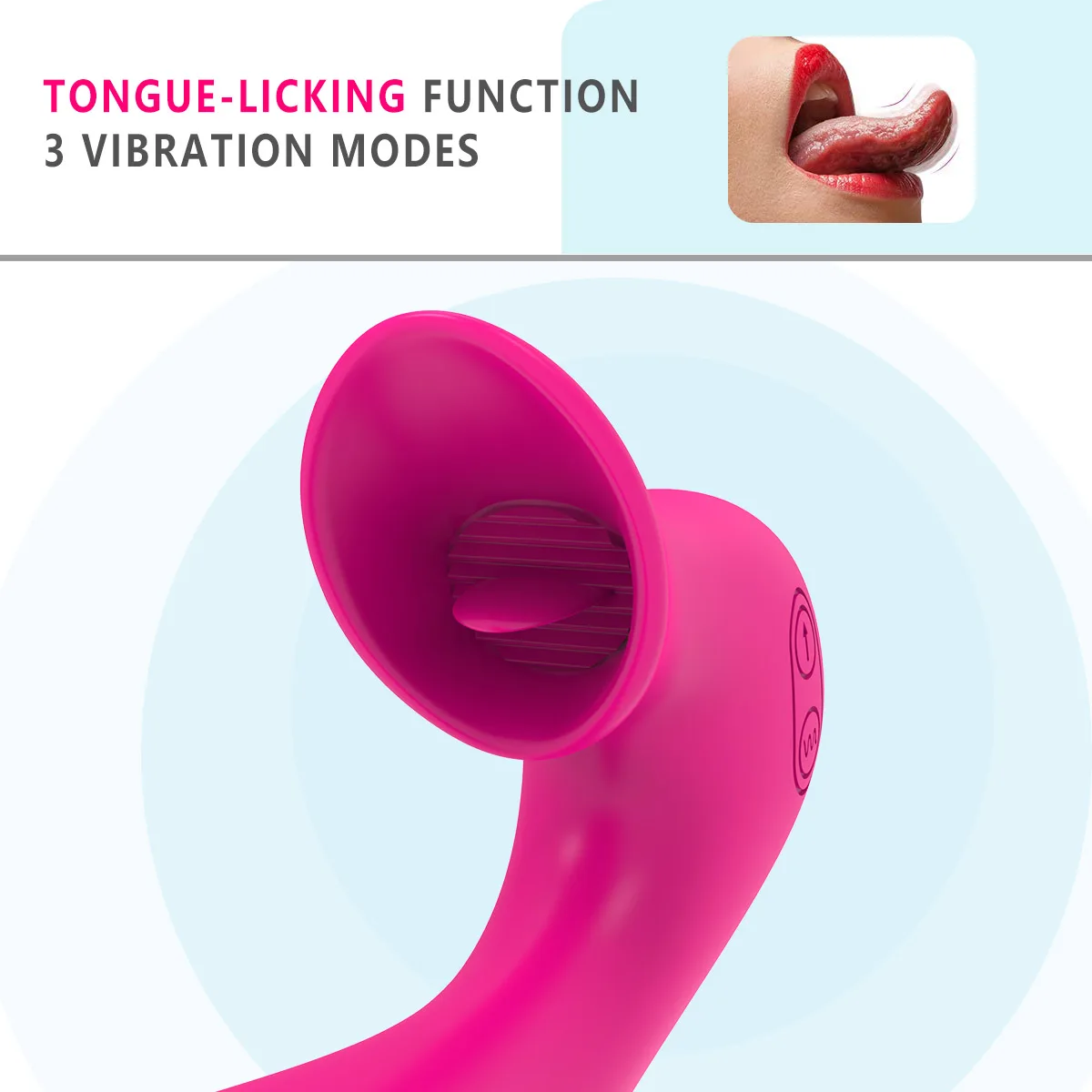 Silicone Licking Vibrator Clitoris Tongue Stimulator Vaginal Breast Nipple Massager Clitoral Orgasm Masturbator Sex Toys