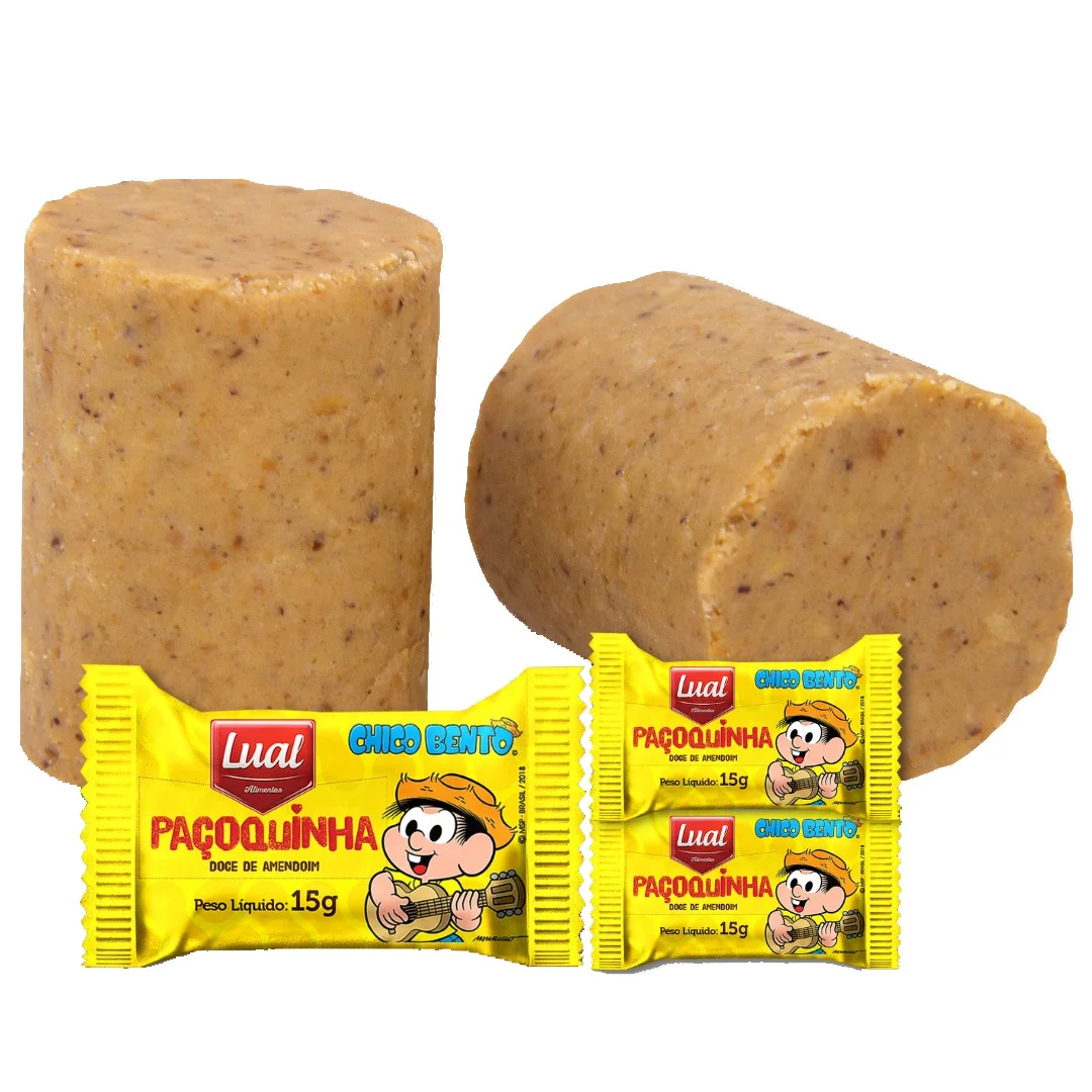 Pacoquinha Peanut Candy Made from Brazil Peanuts Ready to Eat Dessert and Food Ingredient for Bakes Ice Cream