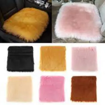 Luxury Indian Handmade Sheepskin Rug Black Wool Mat Chair Car Cushion Soft Sheep Skin Floor Mat Customized At Best Price India