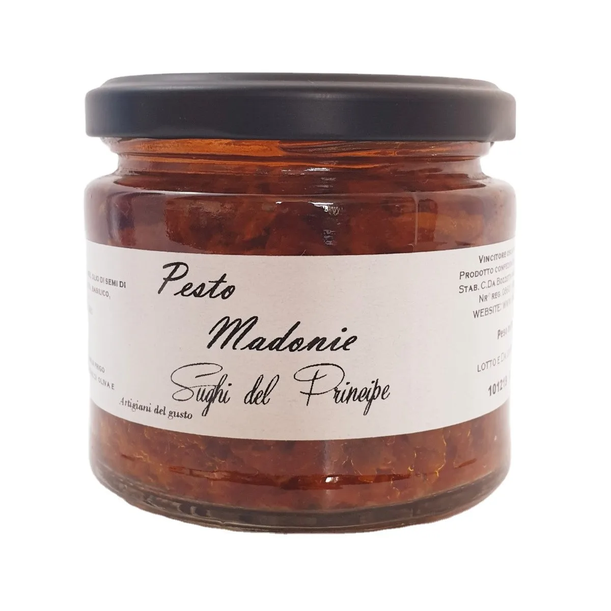 New 2022 Sicilian Pesto Madonie for Pasta with Dried Tomato Cheese Black Olives Olive Oil100% Made in Italy