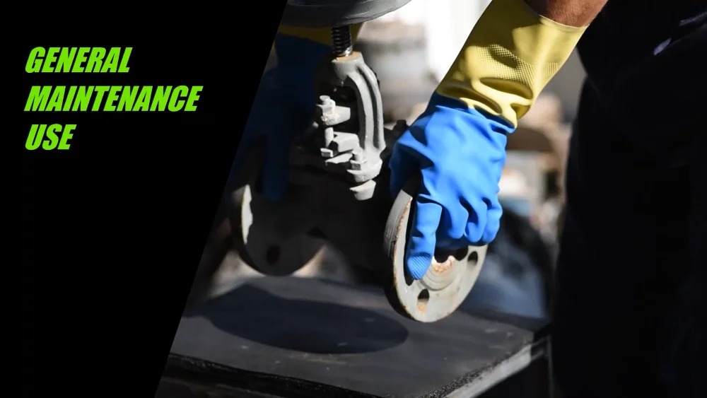 European standard EN cert neoprene blended natural rubber latex gloves for car tyre manufacturing machinist roofing tiling usage