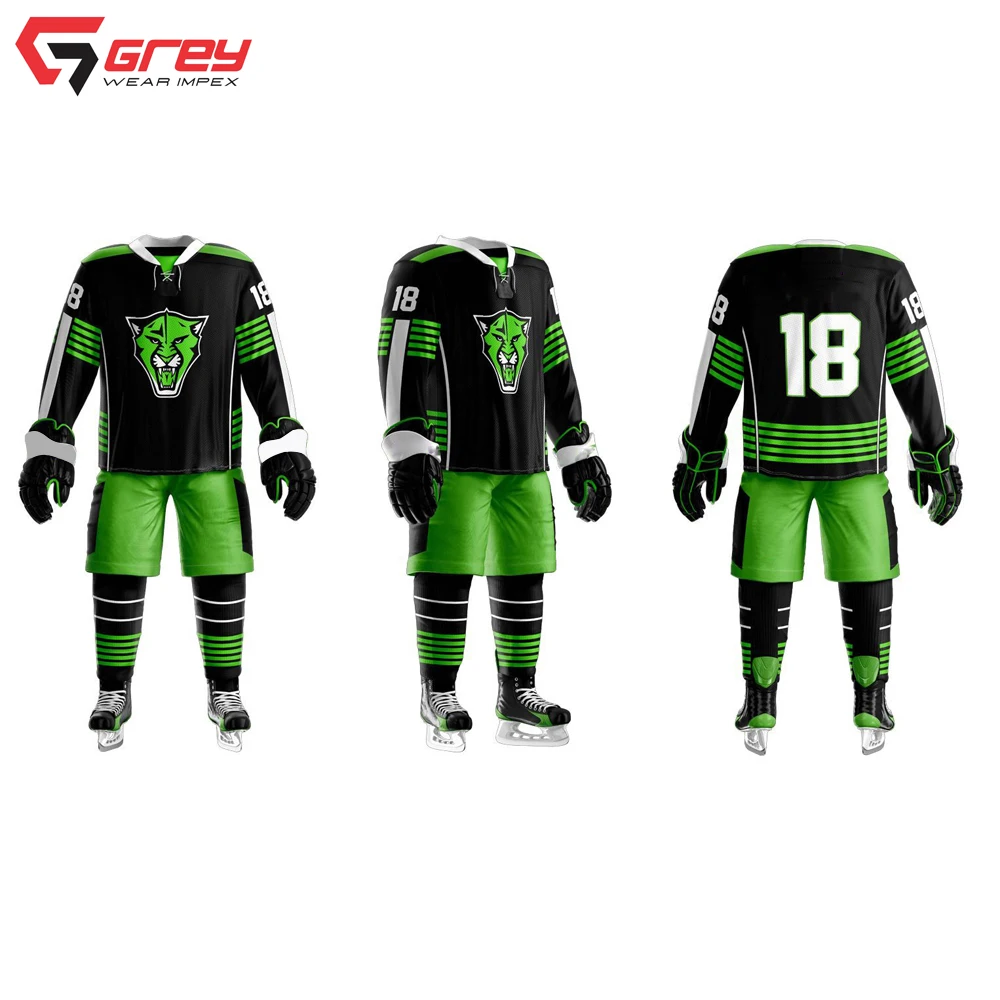 Уличная одежда спортивная командная тренировка Мужская комплекты униформы для хоккея с шайбой лучшее качество униформа