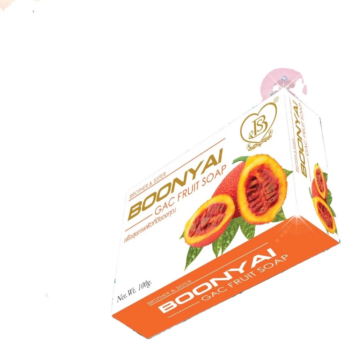 2022 Best Seller Handmade Pure Lightening Soap Deep Cleansing Whitening Soap for Face and Body Skin Gac fruit soap