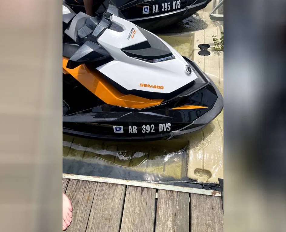 Высококачественный б/у Самый дешевый гидроцикл 2014 Sea-Doo на три места GTR 215 для