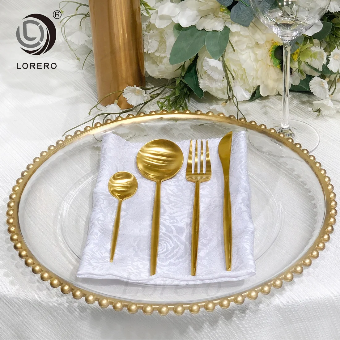 Hot Sale Jacquard Weave Polyester cotton table  Cloth Napkins Wedding Restaurant Polyester Decoration