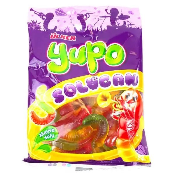
Ulker Yupo Worm Shape Jelly Candy 80 gr. 