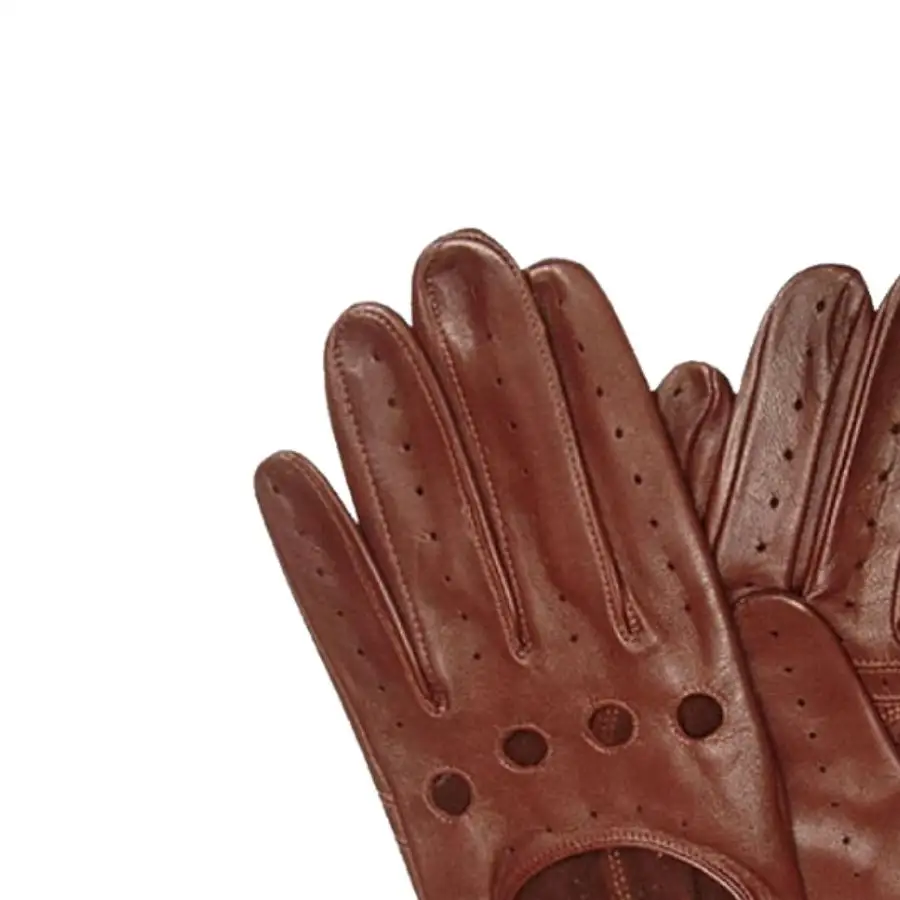 Factory Wholesale Good Quality Unlined Leather Mens Car Driving Gloves for men women
