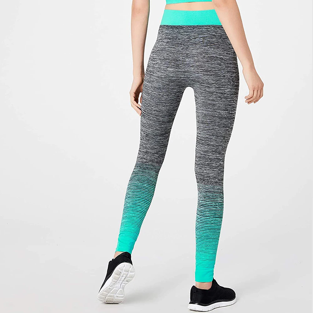 Оптовая продажа женские комплекты для йоги с высокой талией и длинным рукавом спортивные Леггинсы топ в тренажерном зале