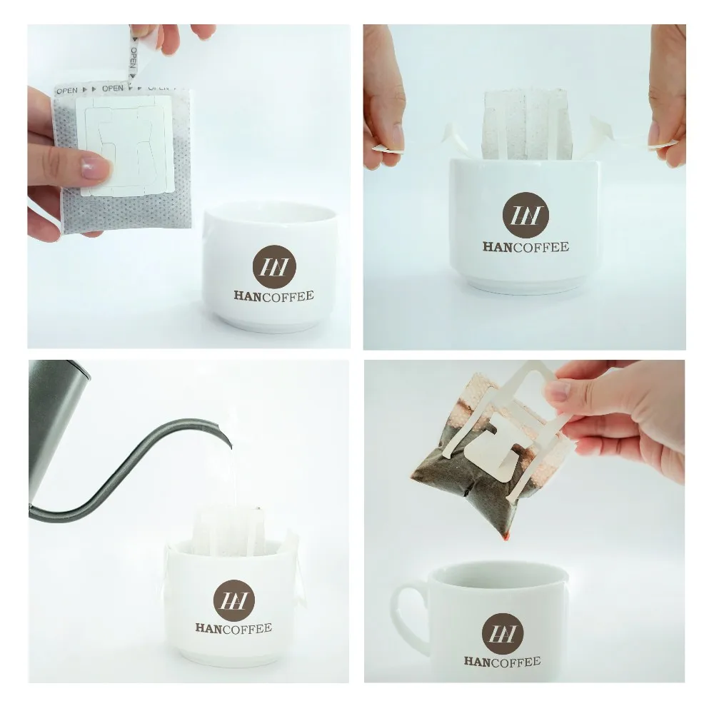 Made in Vietnam Special Packaging Robusta Arabica Drip bag Caffe Eco-friendly Coffee Bag Vietnamese Drip bag