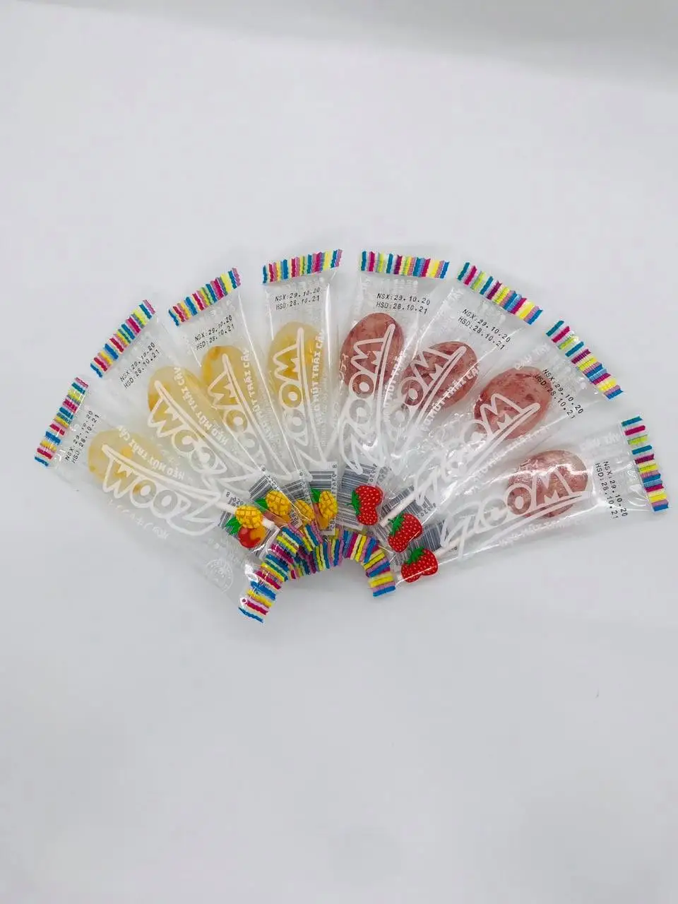 Лидер продаж японские стандартные оранжевые конфеты 60 г в упаковке из Вьетнама жесткие