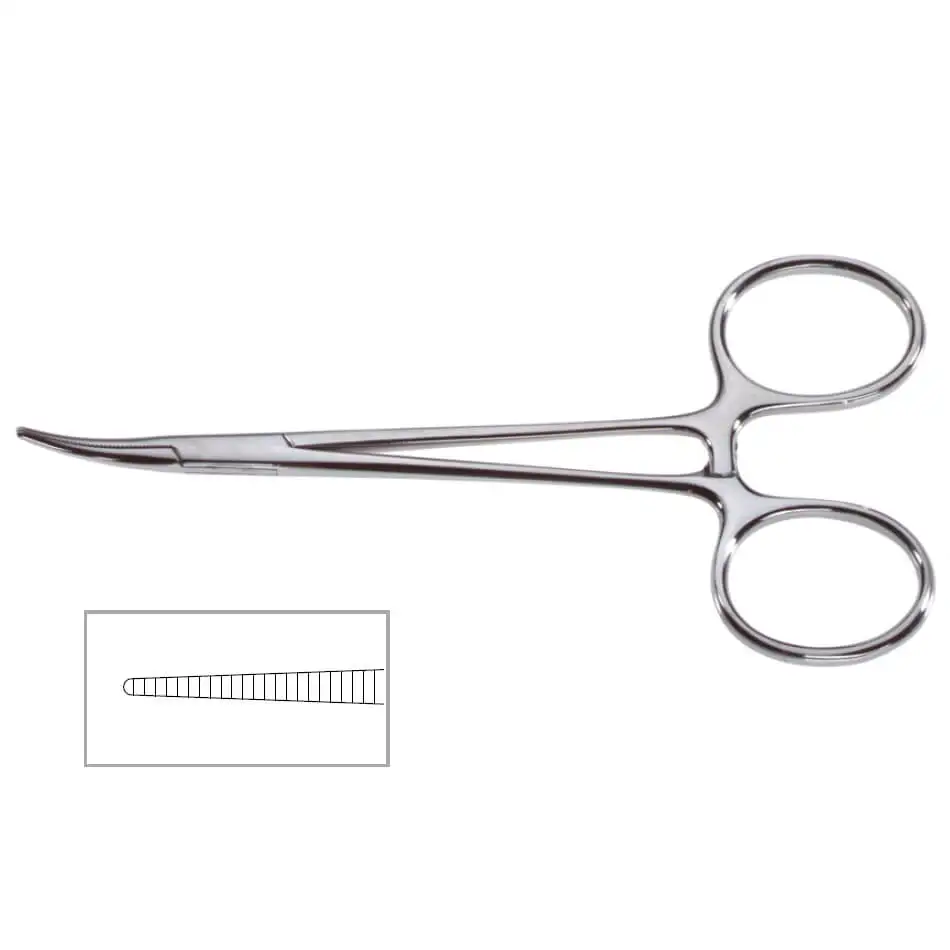 Halstead Mosquito Forceps, 5'(12.5cm), Curved