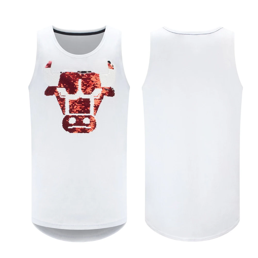 Создайте свой собственный хлопковый простая майка для бодибилдинга фитнеса спортзала Мужская Спортивная