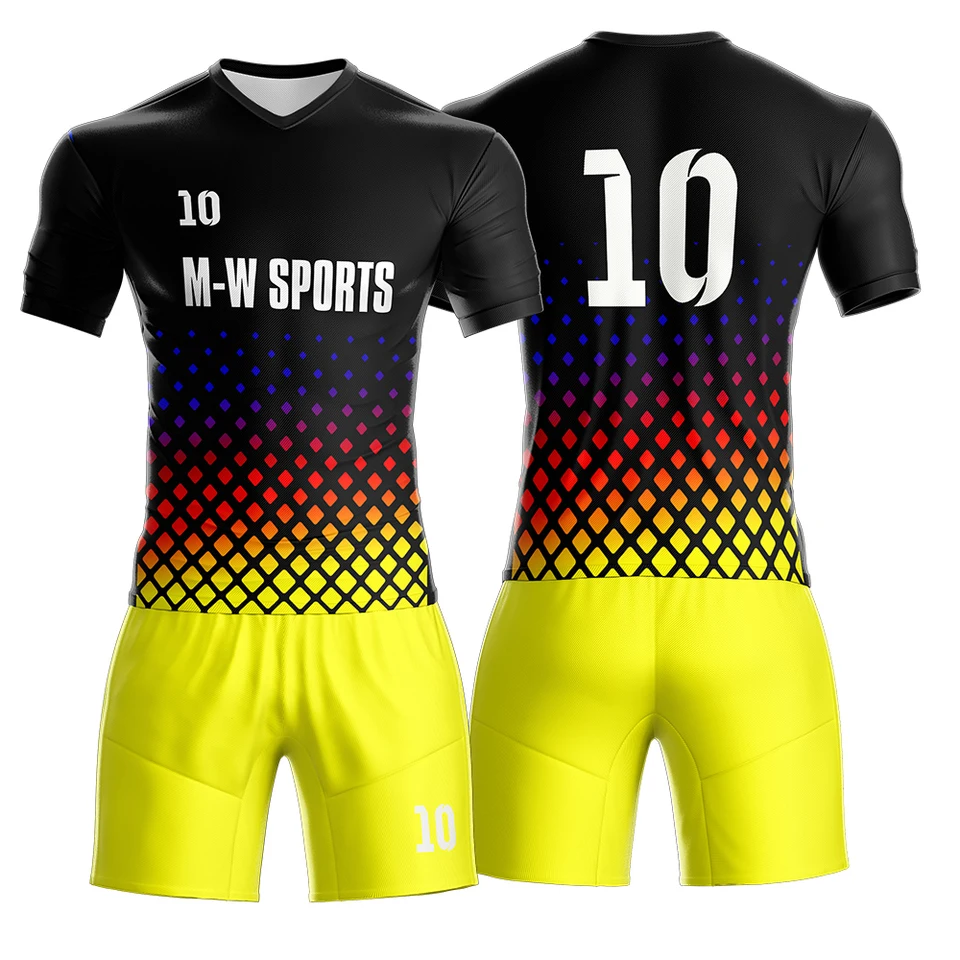 Custom Team Men and boys Soccer Uniforms Training Football Jerseys Shirts 2022 Sports Wear Breathable Running jersey
